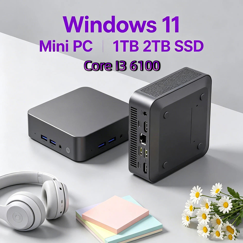 Pc Gaming All In One - كمبيوتر مصغر Core I3 6100 مع