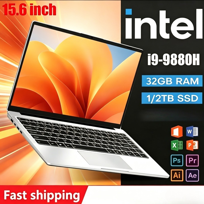 Pc Gaming Ram 32Gb - كمبيوتر محمول للألعاب بحجم 15.6 بوصة،