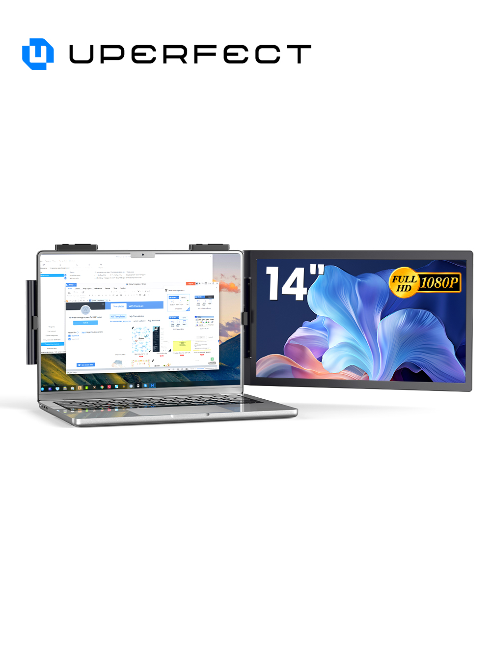 Pc Gaming Y Monitor - شاشة محمولة قابلة للطي من UPERFECT