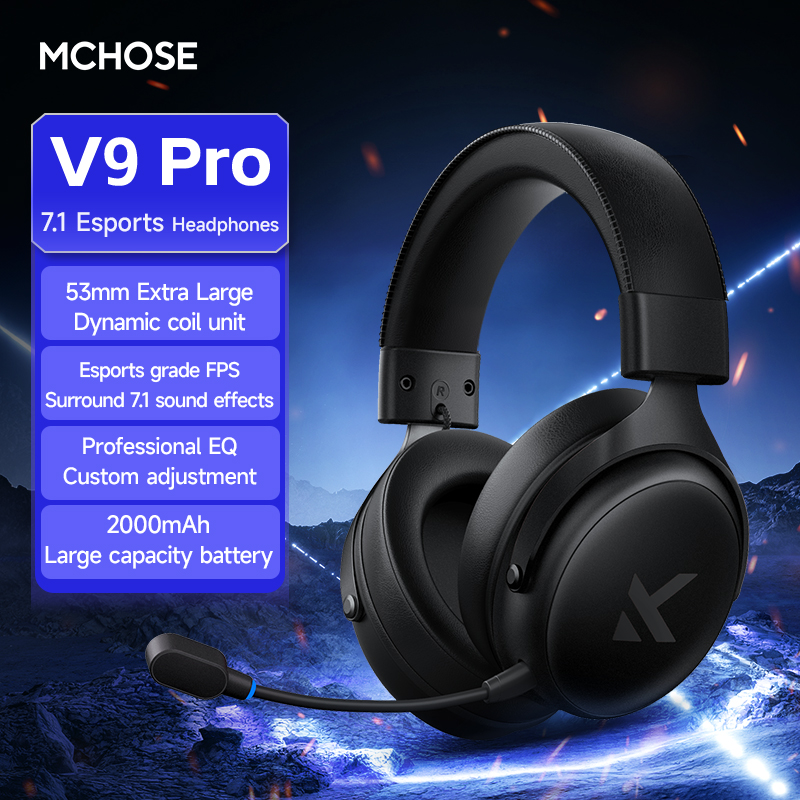 Pc Gaming Earphones - سماعة رأس MCHOSE V9 Pro مع