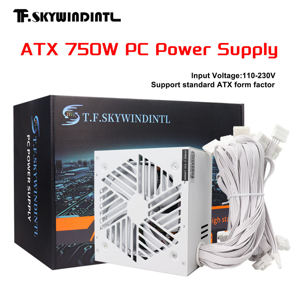 Pc Gaming Watt - مصدر طاقة للكمبيوتر PSU أبيض 750