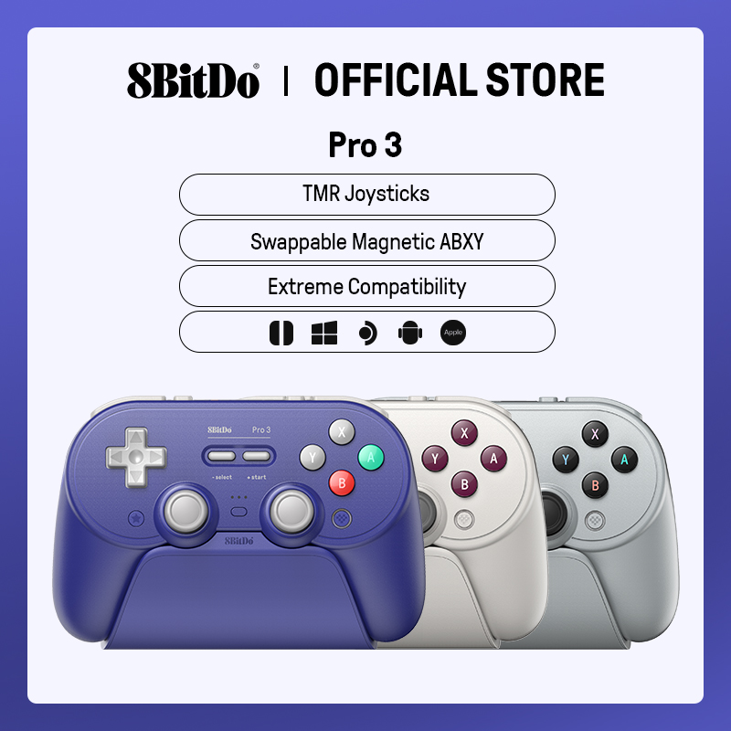 Pc Gaming Apple - وحدة تحكم الألعاب اللاسلكية 8BitDo Pro