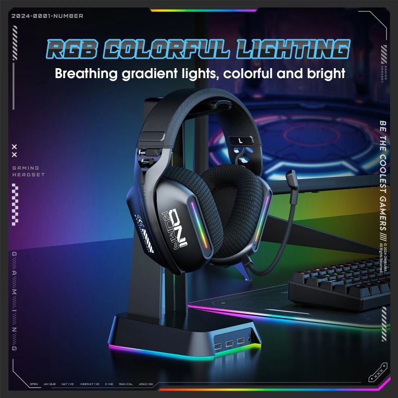 سماعة ألعاب لاسلكية ONIKUMA GT - مراجعة Pc Gaming Apple وسعره