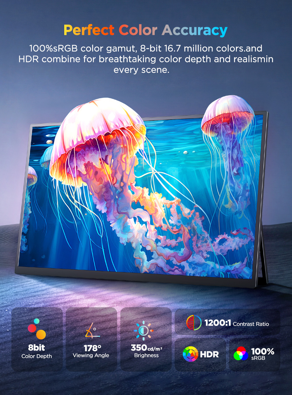 شاشة محمولة UPERFECT 4K UHD مق - مراجعة Pc Gaming Y Monitor وسعره