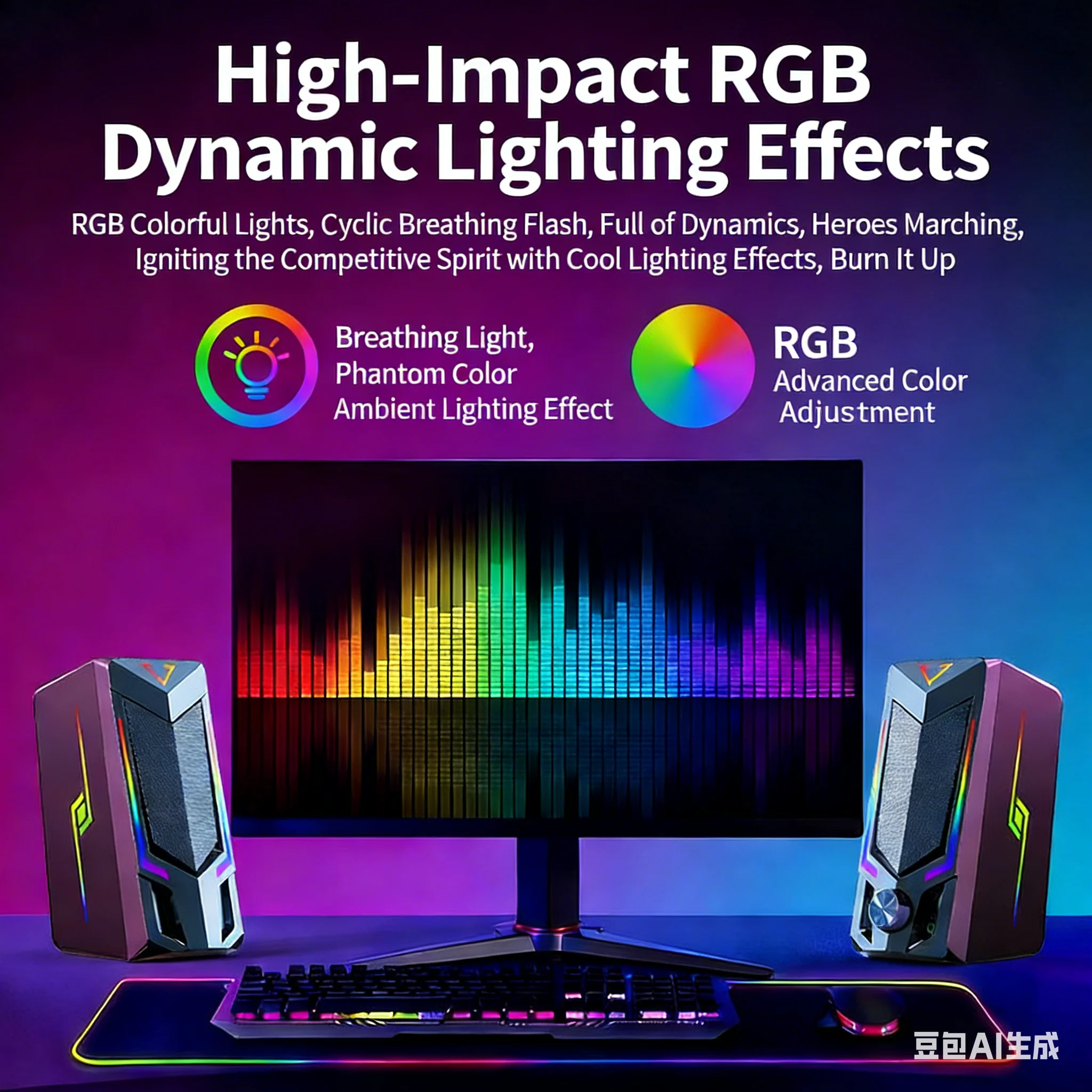 سماعات ألعاب RGB لسطح المكتب ب - مراجعة Pc Gaming Apple وسعره