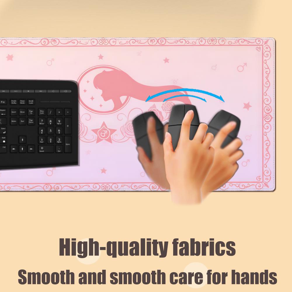 لوحة ماوس كبيرة بتصميم فتيات ا - مراجعة Pc Gaming Pink وسعره