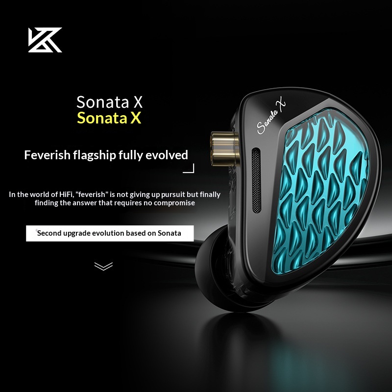 سماعات أذن داخلية KZ Sonata X، - مراجعة Pc Gaming Earphones وسعره