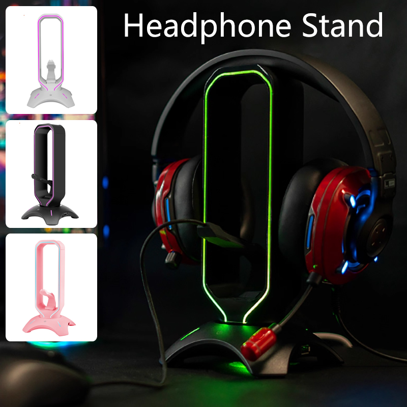 حامل سماعة رأس للألعاب RGB مع  - مراجعة Mouse Bungee Holder وسعره