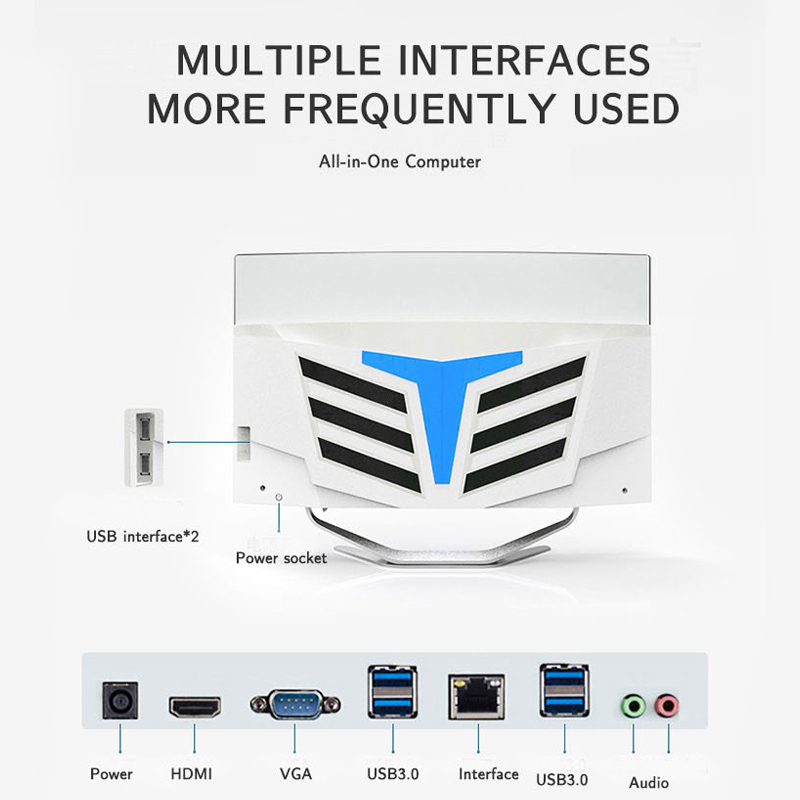 جهاز كمبيوتر بشاشة منحنية بشاش - مراجعة Pc Gaming All In One وسعره