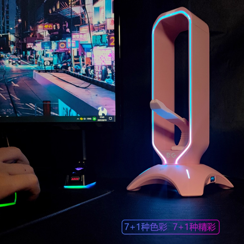 حامل سماعة الرأس RGB مع حامل س - مراجعة Mouse Bungee Holder وسعره