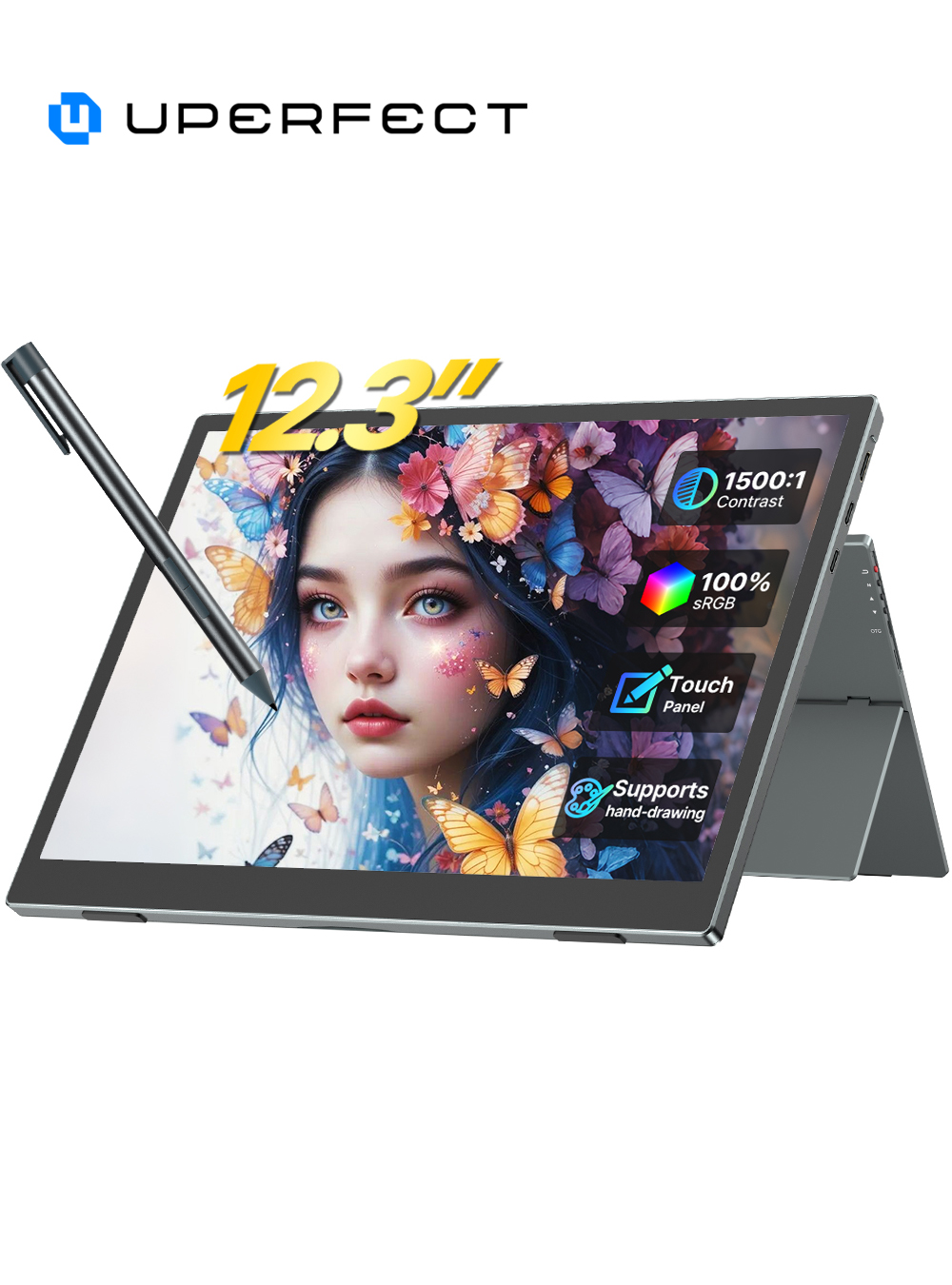 شاشة UPERFECT Touch المحمولة م - مراجعة Pc Gaming Y Monitor وسعره