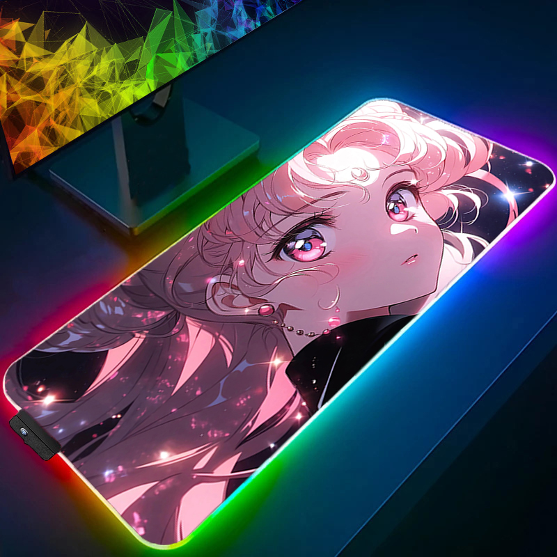 لوحة ماوس كبيرة RGB للألعاب مع - مراجعة Pc Gaming Pink وسعره