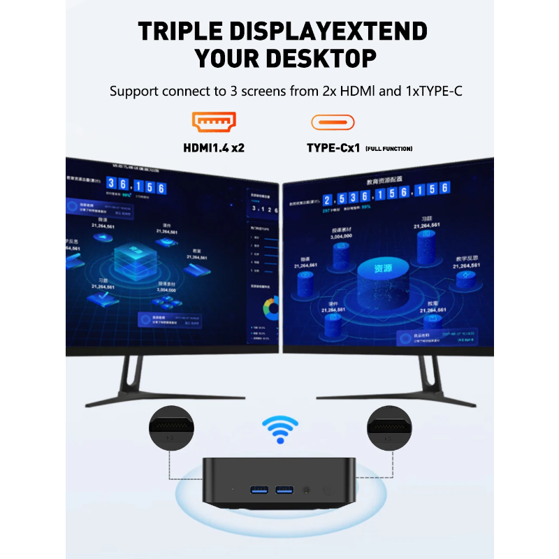 كمبيوتر مصغر Core N150 مع نظام - مراجعة Pc Gaming All In One وسعره