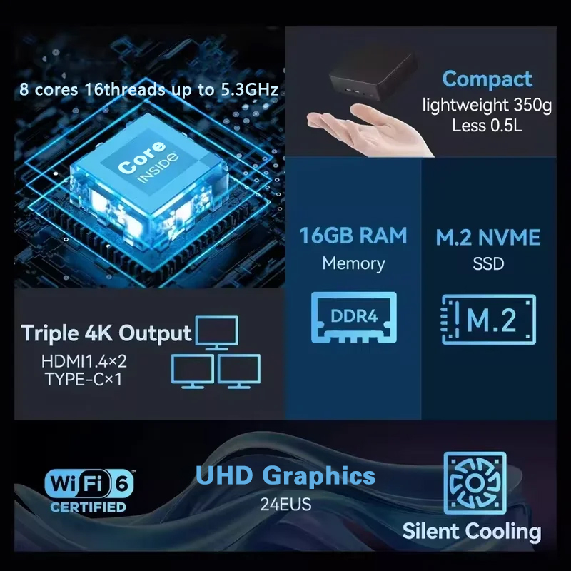 كمبيوتر مكتبي صغير جديد يعمل ب - مراجعة Pc Gaming Ram 32Gb وسعره