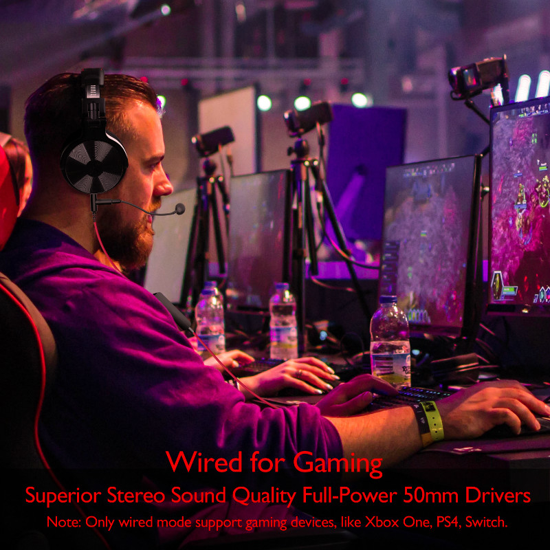 Oneodio سماعة لاسلكية تعمل بال - مراجعة Pc Gaming Y Monitor وسعره