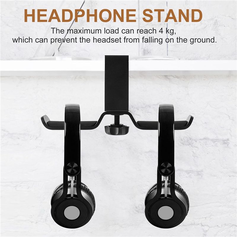حامل سماعات رأس مزدوج يثبت تحت - مراجعة Pc Gaming Earphones وسعره